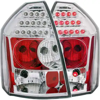 New Release ANZO 2005-2007 Chrysler 300C LED Taillights Chrome - 321010