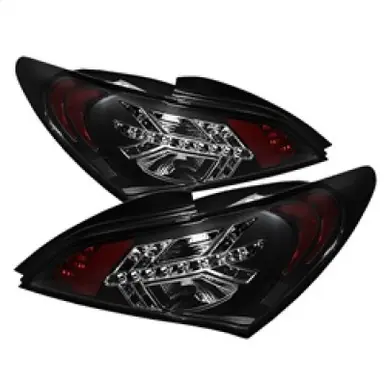 Place Order Spyder Hyundai Genesis 10-12 2Dr LED Tail Lights Black ALT-YD-HYGEN09-LED-BK - 5034304