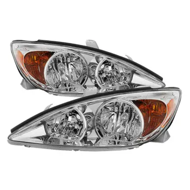 Buy Today Xtune Toyota Camry 2002-2004 OEM Style Headlights -Chrome HD-JH-TCAM02-AM-C - 9029745