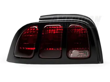 Seasonal Sale Raxiom 96-98 Ford Mustang Tail Lights- Black Housing (Smoked Lens) - 49124