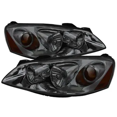 Mega Sale Xtune Pontiac G6 05-10 (09-10 Fit w/Amber Turn Signal) Crystal Headlights Smoke HD-JH-PG605-AM-SM - 9023682