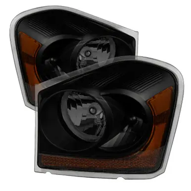 Exclusive Xtune Dodge Durango 04-05 OEM Headlamps Black Smoked HD-JH-DDU04-AM-BSM - 9034282