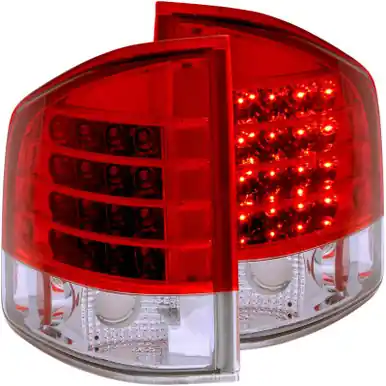 ANZO 1995-2005 Chevrolet S-10 LED Taillights Red/Clear - 311013 Price Drop