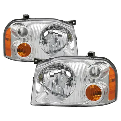 xTune 01-04 Nissan Frontier OEM Headlights - Chrome (HD-JH-NF01-AM-C) - 9042775 Money Back Guarantee