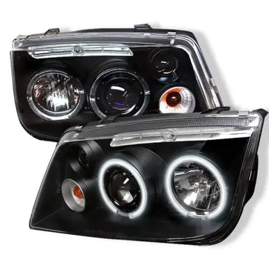 Wholesale Spyder Volkswagen Jetta 99-05 Projector Headlights CCFL Halo Blk PRO-YD-VJ99-CCFL-BK - 5012210