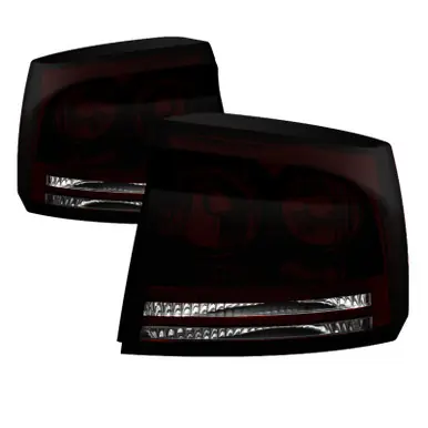 Xtune Dodge Charger 05-08 OEM Style Tail Lights Dark Red ALT-JH-DC05-OE-RSM - 9033131 Handmade