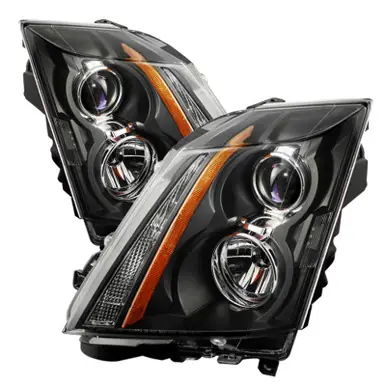 Xtune Cadillac Cts 08-12 / CTS-V 09-12 Halogen Onlyprojector Headlights Black HD-JH-CACTS08-AM-BK - 9027239 Best Price