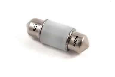 Diode Dynamics 31mm HP6 LED Bulb LED - Red (Single) - DD0301S Exclusive