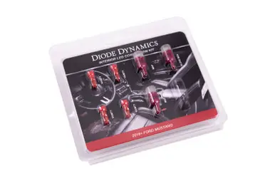 Diode Dynamics 18-19 Mustang Stage 2 Mustang Interior LED Light Kit - Red - DD0358 Top Pick