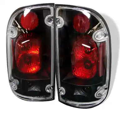 Exclusive Spyder Toyota Tacoma 01-04 Euro Style Tail Lights Black ALT-YD-TT01-BK - 5007834