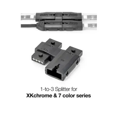 Cheap XK Glow XKChrome 1 to 3 Splitter Add On - XK-4P-SPLIT