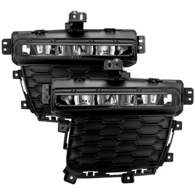 Factory Price Spyder 22-24 Jeep Grand Cherokee (3-Row) OEM LED Fog Lights w/Switch - Clear (FL-JGC22-3R-LED-C) - 9054365