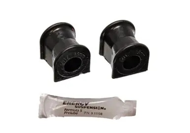 Bargain Energy Suspension 70-78 Nissan 240Z/260Z/280Z Black 16mm Front Sway Bar Frame Bushings - 7.5112G