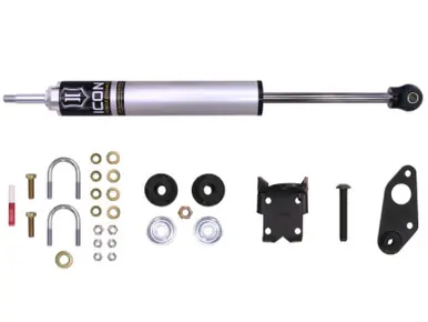 ICON 07-18 Jeep Wrangler JK High-Clearance Steering Stabilizer Kit - 22018 Exclusive