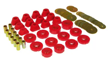 Deal Prothane 67-72 Chevy K10 Blazer Body Mount Kit - Red - 7-105