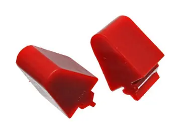 Energy Suspension GM Style Pull Thru Red Bump Stop Set - 9.9165R Free Returns