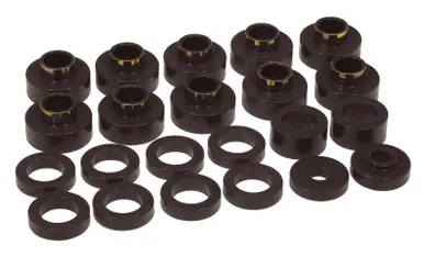 Hot Picks Prothane 80-86 Jeep CJ5/CJ7 Body Mount 22 Bushing Kit - Black - 1-103-BL