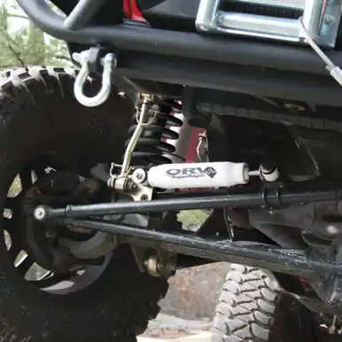 Professional Grade Rugged Ridge Steering Stabilizer 07-18 Jeep Wrangler JK - 18475.03