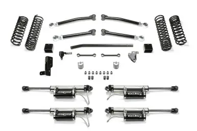 Professional Grade Fabtech 18-21 Jeep JL 4WD 4-Door 3in Trail w/Dlss Resi Shks - K4118DL