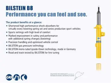 Bilstein B8 (SP) 11-13 Chevy Cruze 1.4L/1.8L Front Right 36mm Monotube Strut Assembly - 35-171706 Limited Offer