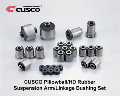 Cusco 84-89 Toyota MR2 AW11 Pillowball Lower Arm Bushing Kit Front Body Side - 137 464 AV Save Now
