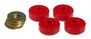Deal Prothane 84-96 Chevy Corvette Rear Spring Cushions - Red - 7-1020