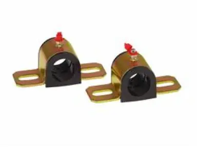 Prothane Universal Greasable Sway Bar Bushings - 30MM - Type B Bracket - Black - 19-1186-BL Best Seller