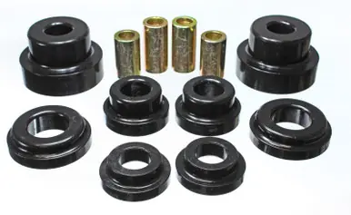 Price Drop Energy Suspension 10 Chevy Camaro Black Rear Sub-Frame Mount Replacement Bushing Set - 3.4169G