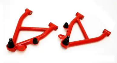 BMR 82-82 3rd Gen F-Body Non-Adj. A-Arms Lower (Polyurethane) w/ No Spring Pocket - Red - AA007R Fan Favorite