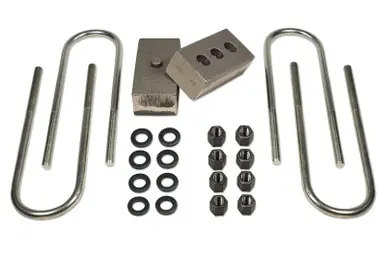 Tuff Country 03-23 Dodge Ram 3500 4wd (w/4in Rear axle) 2in Rear Block & U-Bolt Kit - 97050 Fan Favorite