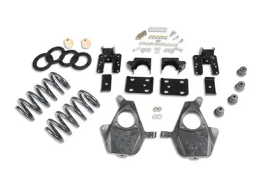 Exclusive Belltech LOWERING KIT 14 Silverado/Sierra Ext/Crw Cab 2WD 3in or 4in Ft/5in or 6in Rr w/o Shocks - 996
