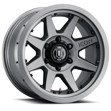Buy Online ICON Rebound Pro 17x8.5 6x135 6mm Offset 5in BS 87.1mm Bore Titanium Wheel - 21817856350TT