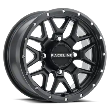 Today Only Raceline A94B Krank 15x7in / 4x137 BP / 10mm Offset / 110.18mm Bore - Satin Black Wheel - A94B-57037+10