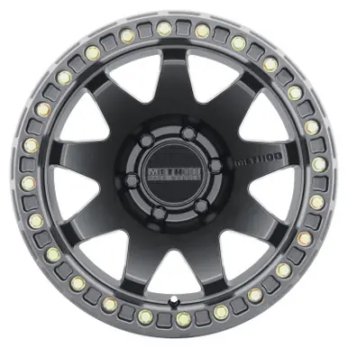 Super Sale Method MR108 17x9 -44mm Offset 6x5.5 106.25mm CB Matte Black w/BH-H24125-38 Wheel - MR10879060544B