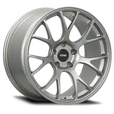 Konig Forged F1M 18X10.5 5X114.3 ET25 Ash Silver Knurled Bead - F1M0851425S Best Price