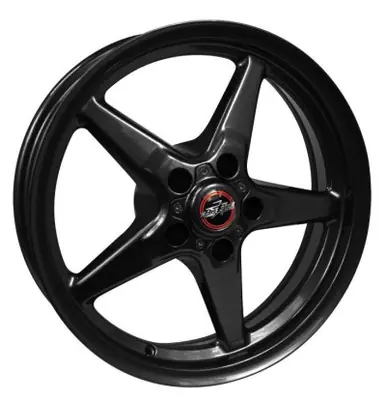 Bulk Order Race Star 92 Drag Star Bracket Racer 17x4.5 5x4.75BC 1.75BS Gloss Black Wheel - 92-745242B