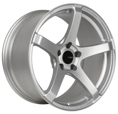 Modern Enkei Kojin 18x9.5 30mm Offset 5x114.3 Bolt Pattern 72mm Bore Dia Matte Silver Wheel - 476-895-6530SP