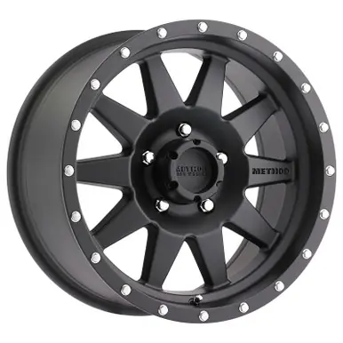 Method MR301 The Standard 18x9 -12mm Offset 5x5 94mm CB Matte Black Wheel - MR30189050512N Secure Checkout