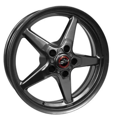 Next Day Delivery Race Star 92 Drag Star 17x9.50 5x4.75bc 6.00bs Direct Drill Met Gry Wheel - 92-795252G