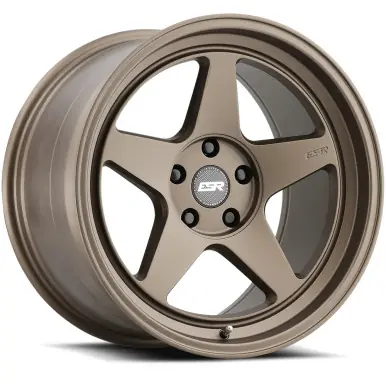 ESR Wheels CR5 18x9.5 / 5x120 BP (Custom Drill) +22 Matte Bronze Best Price