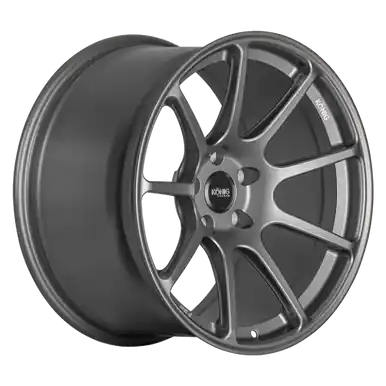 Authentic Konig Forged F5R 19x9.5 5x120 ET40 Ash Silver Wheel (Knurled Bead) - F5RN952040S