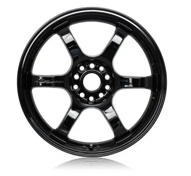 Deal Gram Lights 57DR 17x9.0 +22 5-114.3 Glossy Black Wheel - WGIQ22EGX
