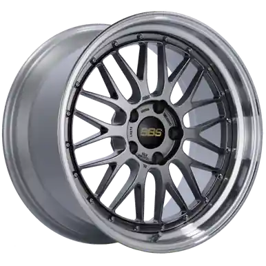 BBS LM 19x9.5 5x120 ET48 Diamond Black Center Diamond Cut Lip Wheel -82mm PFS/Clip Required - LM259DBPK No Minimum Order