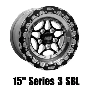 Belak 15x9 / 6in BS / 5x114.3 BP / High Pad / Series 3 Wheel - Single Beadlock - 15095114S36BS-SBL Top Rated