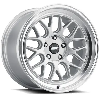 ESR Wheels CR1 18x10.5 / 5x108 BP (Custom Drill) +22 Hyper Silver Certified