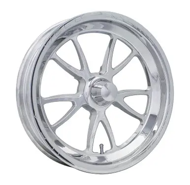 Authentic Weld Full Throttle 1-Piece 15x3.5 / Strange Spindle MT / 1.75in. BS Polished Wheel - Non-Beadlock - 82P-15001