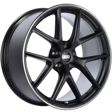 BBS CI-R 20x9.5 5x120 ET40 Satin Black Polished Rim Protector Wheel -82mm PFS/Clip Required - CI0301BPO Save Now