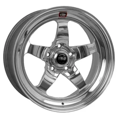 Weld S71 17x12 / 5x4.5 BP / 3.7in. BS Polished Wheel (High Pad) - Non-Beadlock - 71HP7120A37A Top Pick