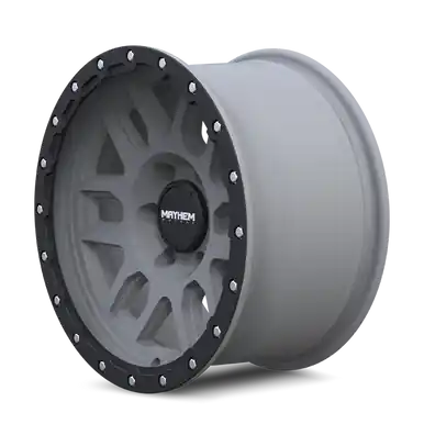 Final Sale Mayhem 8304 Delta 20x9 / 6x139.7 BP / 0mm Offset / 106mm Hub Matte Gunmetal w/ Matte Black Lip Wheel - 8304-2983MGT