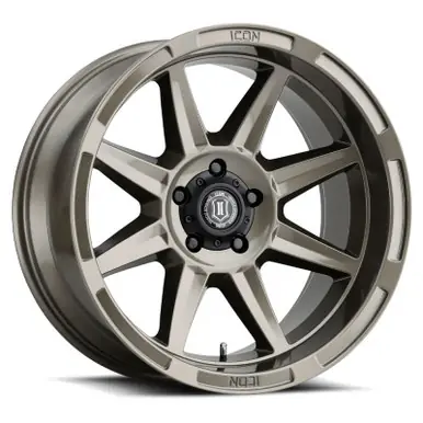 Certified ICON Bandit 20x10 6x5.5 -24mm Offset 4.5in BS Gloss Bronze Wheel - 6020108345BG